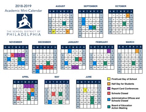 phila school district calendar